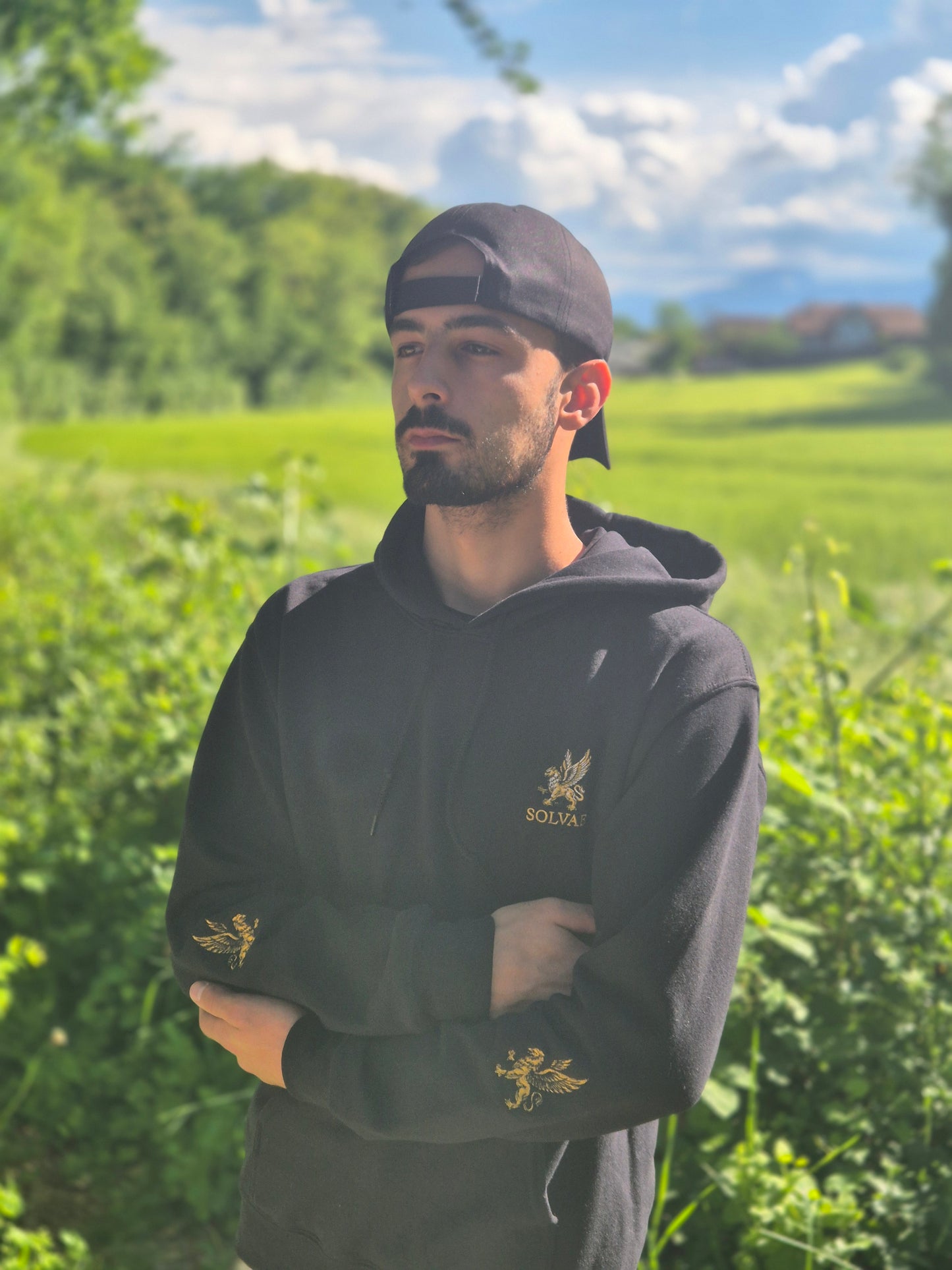 SOLVAE GENESIS ⚜️ — Hoodie Premium Brodé Or | Édition Limitée 100 Pièces SOLVAE