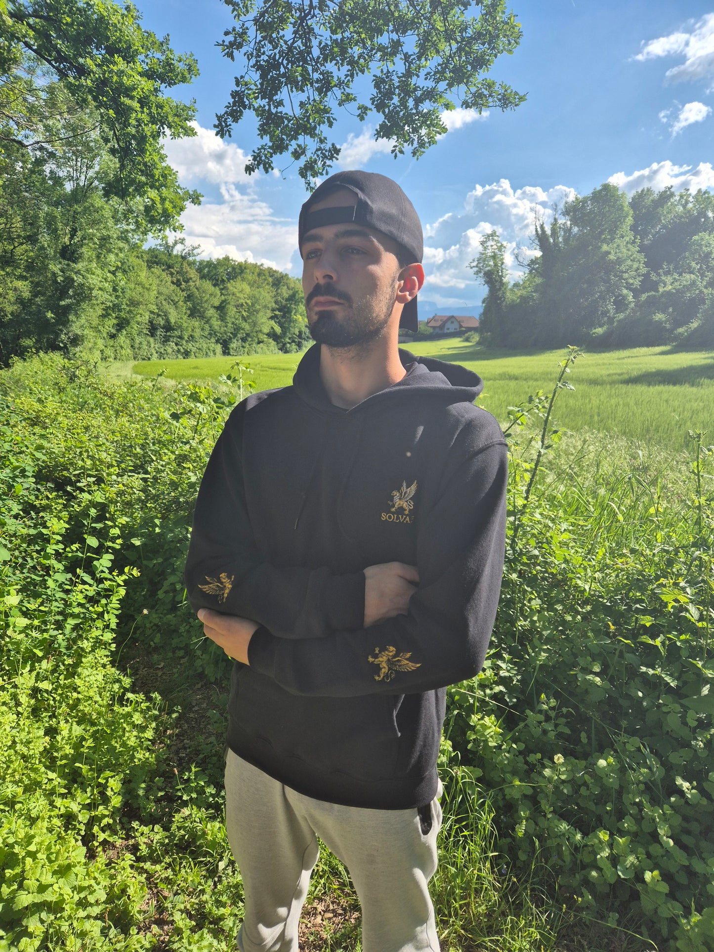 SOLVAE GENESIS ⚜️ — Hoodie Premium Brodé Or | Édition Limitée 100 Pièces SOLVAE