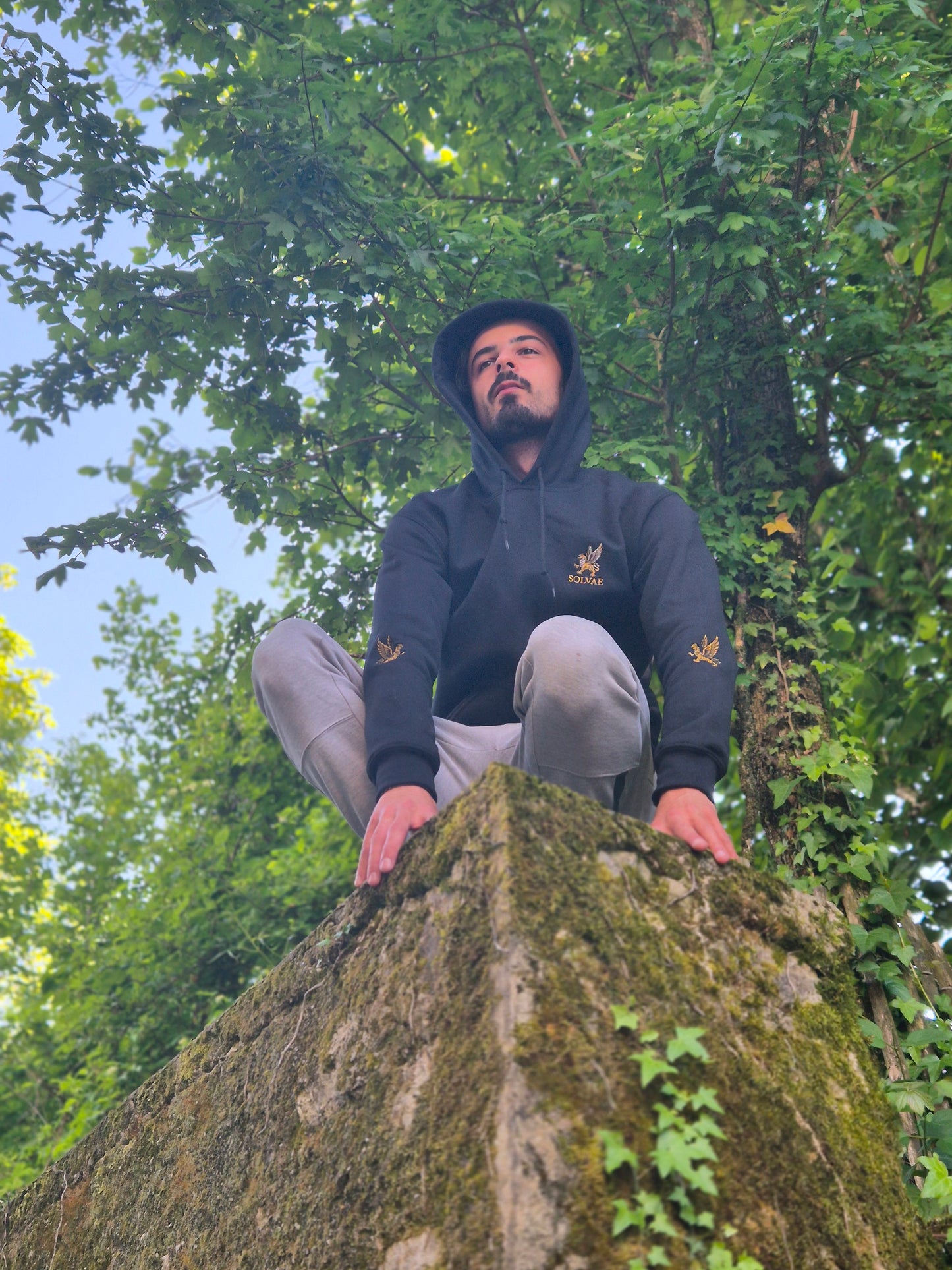 SOLVAE GENESIS ⚜️ — Hoodie Premium Brodé Or | Édition Limitée 100 Pièces SOLVAE